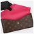 Organizer Louis Vuitton Pochette Organizzatrice Kirigami Rosa - vista 8
