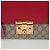 Gucci Borsa a Spalla Media Paddle Lock Rosso - vista 3
