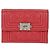 Chanel Billetera Doble Boy Caviar Roja