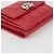Chanel Billetera Doble Boy Caviar Roja - vista 8