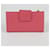 Saffiano Prada Cartera con solapa Rosa - vista 3