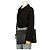 Chanel Clutch Grande CC in Pelle Caviar Nero - vista 11