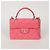 Chanel Borsa a mano Caviar Skin CC Logo con manici e tracolla Rosa - vista 2