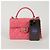 Chanel Borsa a mano Caviar Skin CC Logo con manici e tracolla Rosa - vista 9