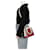 Gucci Mini Python Top Handle Tote Shoulder Bag mit Horsebit Rot  - Ansicht 11