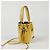 Fendi Borsa Tote Mini Bucket Montrezo Giallo - vista 6