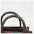 Gucci Verschlungene Mini Tote Schultertasche Braun - Ansicht 4