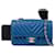 Chanel Mini borsa a tracolla Chevron classica Blu