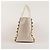 Valentino Borsa Shopper e Borsa a Spalla Roman Stud Bianco - vista 4