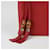 Bamboo Gucci Clutch in bambù Rosso  - vista 3