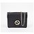 Gucci Borsa a tracolla con catena intrecciata Nero - vista 2