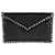Valentino Clutch Envelope Rockstud Nero  - vista 1