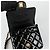 Chanel Schultertasche mit Klappe und Obergriff Schwarz - Ansicht 9
