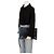 Balenciaga Clutch Media con Bordo Metallico Classico Blu - vista 11