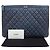 Chanel Clutch Grande Metal Boy Blu