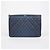 Chanel Clutch Grande Metal Boy Blu - vista 2