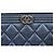 Chanel Clutch Grande Metal Boy Blu - vista 3