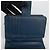 Saffiano Prada Billetera compacta con logo de metal Azul - vista 12