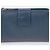 Saffiano Prada Billetera compacta con logo de metal Azul - vista 5