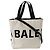 Balenciaga Logo-Canvas-Shopper-Tasche Weiß