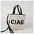 Balenciaga Logo-Canvas-Shopper-Tasche Weiß - Ansicht 6