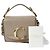 Chloé Mini borsa tote e borsa a spalla con logo Marrone