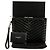 Saint Laurent Black Matelassé Monogram Pouch