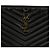 Saint Laurent Black Matelassé Monogram Pouch - view 3