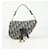 Saddle Dior Borsa a spalla mini sella obliqua Blu - vista 2