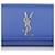 Saint Laurent Clutch Cassandra Blu - vista 3