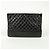 Chanel Gabrielle Große Clutch Schwarz - Ansicht 3