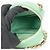 Chanel Borsa a tracolla incrociata mini catena rotonda Verde - vista 9
