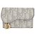 Saddle Dior Kartenhalter mit schräger Klappe Braun