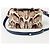 Fendi Borsa a Spalla Leopard by the Way Bianco - vista 5
