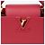 Louis Vuitton Borsa a Spalla Capucines Mini Tote Rosso - vista 3