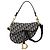 Saddle Dior Borsa a tracolla con cinturino da sella Blu