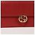 Gucci Roter Mini-Leder-Wallet mit Kette - Ansicht 2