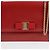 Salvatore Ferragamo Borsa a tracolla incrociata Vara Genie Chain Rosso - vista 2