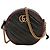 Gucci Borsa a tracolla rotonda mini GG Marmont Nero