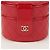 Chanel Mini bolsa de cosméticos cruzada Roja - vista 3