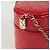Chanel Mini bolsa de cosméticos cruzada Roja - vista 6