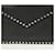 Valentino Clutch Envelope Rockstud Nero  - vista 3