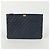 Chanel Clutch Grande Caviar Boy Blu - vista 2