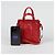 Balenciaga Borsa a spalla Bazaar XXS Rosso - vista 7