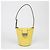 Salvatore Ferragamo Borsa a Spalla Tripolio Bucket Giallo - vista 2