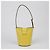 Salvatore Ferragamo Borsa a Spalla Tripolio Bucket Giallo - vista 4