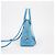Balenciaga Borsa a Spalla Bill Small Tote Blu - vista 4