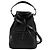 Prada Große Schultertasche Duet Bucket Schwarz