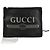 Gucci Clutch portafoglio con stampa logo Nero