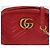 Gucci Borsa a Spalla GG Marmont Small Rosso - vista 2